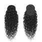 Water Wave Wrap-Around Drawstring Human Hair Ponytail Extension