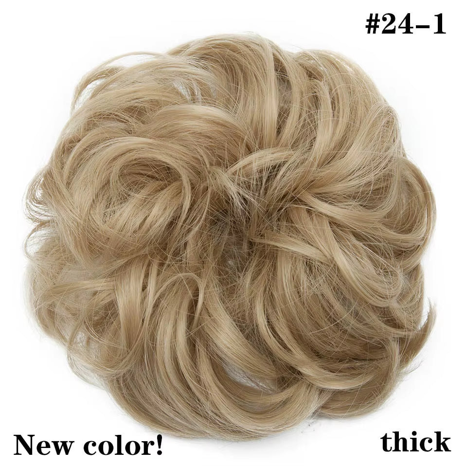 Curly Chignons Hair Scrunchie Extensions