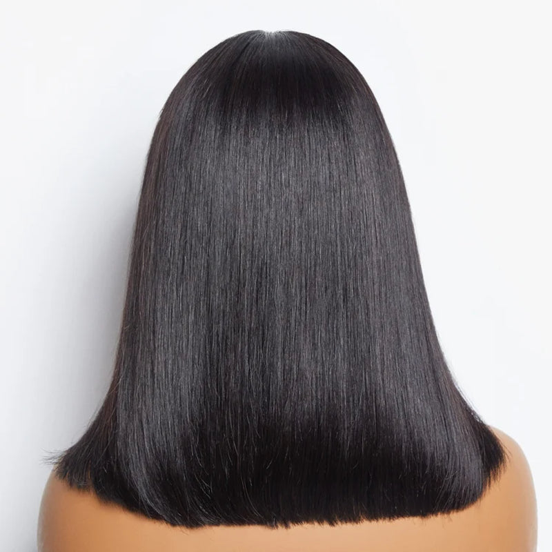 Tedhair 150% Density 13X4 Pre-Plucked Lace Frontal Bob Wig Straight