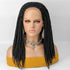 Tedhair 12 Inches 13X2 Reggae Twisted Medium Braids Lace Front Wig Pre-Plucked