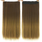 Dyed T-Color Straight Hair Clip Extensions
