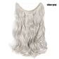 Synthetic Invisible Wire Hair Extensions Secret Fish Line Hairpiece