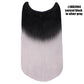 Synthetic Invisible Wire Hair Extensions Secret Fish Line Hairpiece
