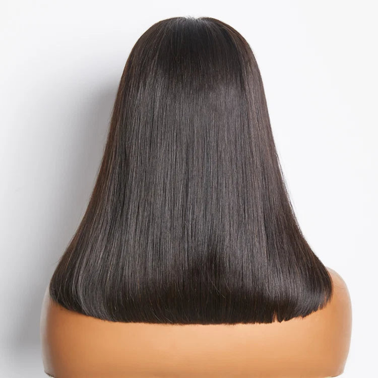 Tedhair 150% Density 5X5 Glueless Lace Closure Bob Wig Straight