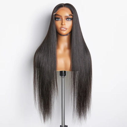 Tedhair 180% Density 5X5 Glueless Lace Closure Wig Straight