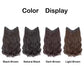 22-Inch V-Shaped Water Wave Synthetic Clip-In Hair Extension