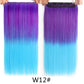 Favourite Long Wavy Synthetic Clip-In Hair Extensions 5 Clips