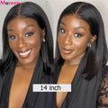Straight Bob Lace Front Wig – 13x4 Glueless, 250% Density Human Hair