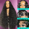 Loose Deep Wave 13x6 HD Lace Front Wig – 100% Brazilian Human Hair, 30–40 Inch, High Density