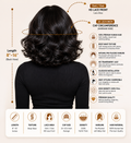 Bob Wig 5X5 HD Lace | Short Body Wave Human Hair, Glueless 220 Density