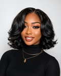 Bob Wig 5X5 HD Lace | Short Body Wave Human Hair, Glueless 220 Density