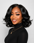 Bob Wig 5X5 HD Lace | Short Body Wave Human Hair, Glueless 220 Density