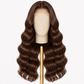 Chocolate Brown Body Wave Glueless HD Lace Human Hair Wig