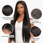 Straight Wigs Human Hair 13X4 Straight Lace Front Human Hair Wig Pre Plucked HD Transparent 30 Inch Lace Frontal Straight Human Hair Wigs for Women with Baby Hair 180 Density Natural Black