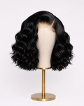 Gorgeous 13X6 Glueless HD Lace Front Wig - Body Wave Brazilian Human Hair Short Bob, Pre-Plucked & Ready to Wear for Effortless Style!