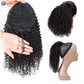 Ponytail Human Hair Kinky Curly Ponytail Brazilian Drawstring Ponytail Clip in Hair Extensions Remy Human Hair Curly Hair Tail