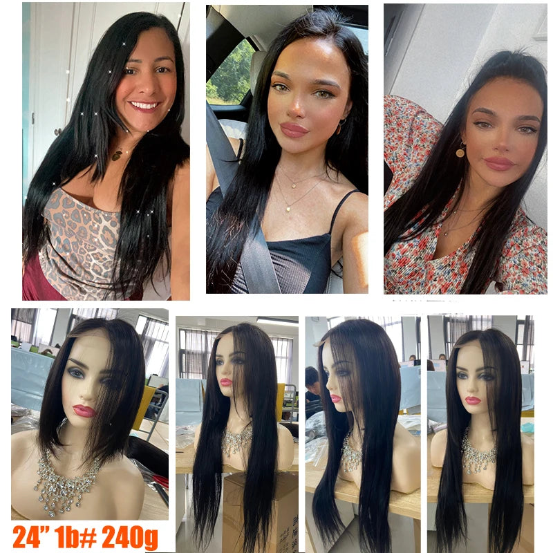 Doreen Brazilian Straight Clip-In Human Hair Extensions 160G-240G 10Pcs