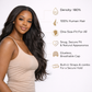 Body wave Wig Fit for all sizes