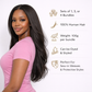 Straight Human Hair Bundles – Natural Color Weave