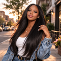 Straight Human Hair Bundles – Natural Color Weave