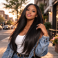 Straight Human Hair Bundles – Natural Color Weave