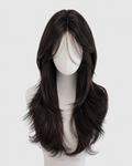 Luxurious Body Wavy Rose Headband Wig with French Bangs - Premium Quality Synthetic Hair