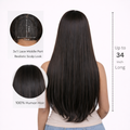 3x1 Middle Part Bone Straight Brazilian Wig