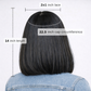 2x1 Straight Bob Wig with Bangs – Brazilian Human Hair