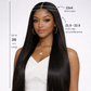 Straight Wigs Human Hair 13X4 Straight Lace Front Human Hair Wig Pre Plucked HD Transparent 30 Inch Lace Frontal Straight Human Hair Wigs for Women with Baby Hair 180 Density Natural Black