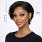13x4 Pixie Cut Lace Front Wig – Natural Color Brazilian Human Hair