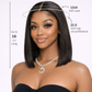 Straight Bob Lace Front Wig – 13x4 Glueless, 250% Density Human Hair