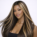 Ali Coco Highlight Blonde Lace Front Wig – Human Hair