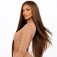 13X4 Chocolate Brown Straight Lace Front Wigs Human Hair 13X6 Transparent HD Lace Frontal Wig Pre Plucked Brown Glueless Wigs