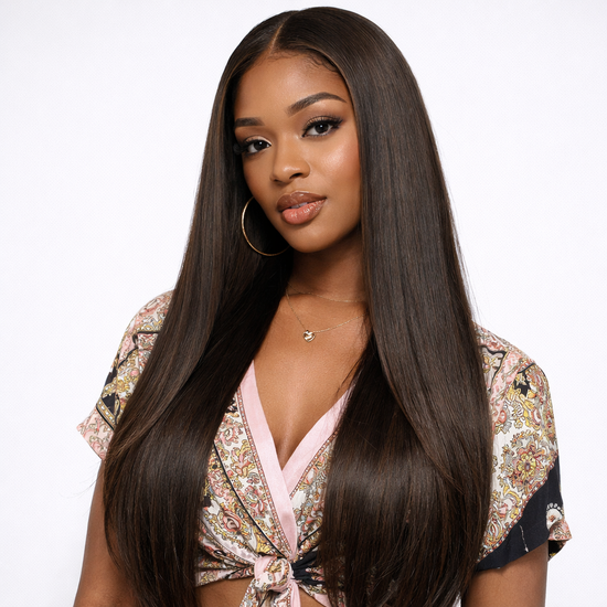AliPearl 13x4 HD Lace Front Wig – Straight Brazilian Hair