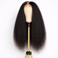 Kinky Straight V-Part & U-Part Drawstring Wig – 100% Human Hair