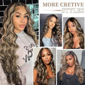 30-Inch Ombre Blonde Body Wave Wig – 13x4 HD Lace Front, 1B/27 Highlight Human Hair