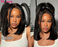 Straight Bob Lace Front Wig – 13x4 Glueless, 250% Density Human Hair