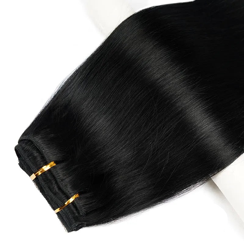Doreen Brazilian Straight Clip-In Human Hair Extensions 160G-240G 10Pcs