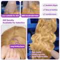 30-Inch Honey Blonde Body Wave Wig – HD Lace Front, 200% Density Human Hair