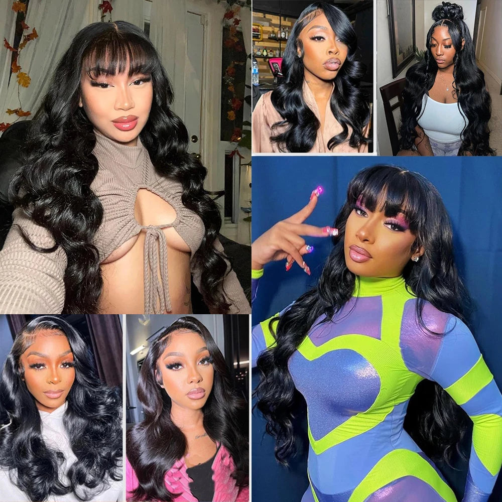 16A Raw Cambodian Human Hair Bundles Body Wave 100% Virgin Human Hair Extensions Women 30 34Inch Wavy Double Drawn 1/2/3 Bundles
