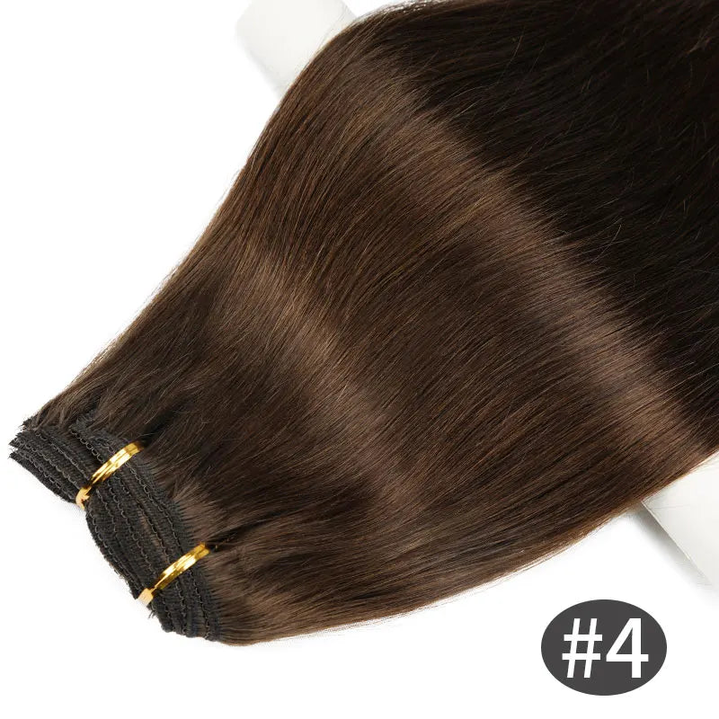 Doreen Brazilian Straight Clip-In Human Hair Extensions 160G-240G 10Pcs