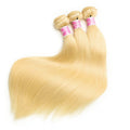 613 Blonde 30 40 Inch 1 3 4 Bundles Deals Human Hair Brazilian Remy Human Hair Bundles Bone Straight Hair Extensions Double Weft