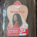 3X Springy Afro Twist Synthetic Braid 16/24Inch Short Soft Afro Twist Crochet Braiding Hair Natural Hairstyles for Black Women