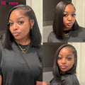 Straight Bob Lace Front Wig – 13x4 Glueless, 250% Density Human Hair