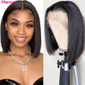 Straight Bob Lace Front Wig – 13x4 Glueless, 250% Density Human Hair