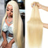 613 Blonde 30 40 Inch 1 3 4 Bundles Deals Human Hair Brazilian Remy Human Hair Bundles Bone Straight Hair Extensions Double Weft