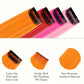 6 Pcs Clip Extensions, 24 Inch Colored Hair Extensions Party Highlights Long Straight Synthetic Hairpieces for Women Kids Girl