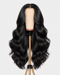 V Part Wigs Human Hair Body Wave Brazilian Human Hair Wigs for Black Women No Sew in NO Glue 250% Density Beginner Friendly 40In