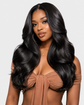 V Part Wigs Human Hair Body Wave Brazilian Human Hair Wigs for Black Women No Sew in NO Glue 250% Density Beginner Friendly 40In