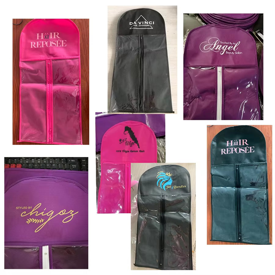 Portable Wig Storage Bag with Hanger in 4 Colors